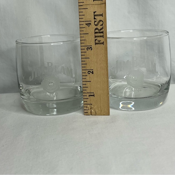 Jim Beam Bourbon Distillery Old Fashion Glasses. Set of 4 - Picture 10 of 10